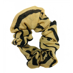 Tiger Print Mini Scrunchie