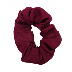 Plain Wine Mini Scrunchie