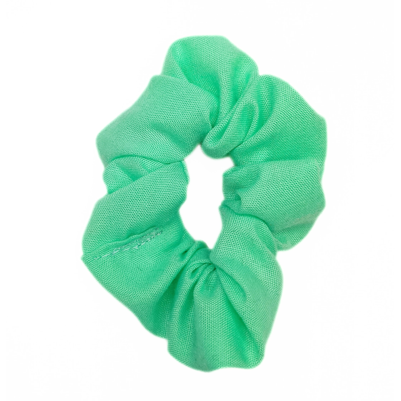 Plain Mint Mini Scrunchie