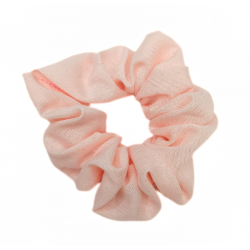 Plain Baby Pink Mini Scrunchie