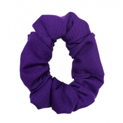 Plain Purple Mini Scrunchie