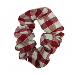 Burgundy Gingham Mini...