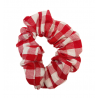 Red Gingham Mini Scrunchie