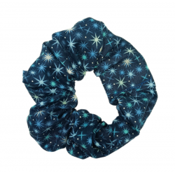 Navy Midnight Stars Scrunchie