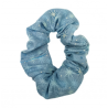 Blue Midwinter Stars Mini Scrunchie