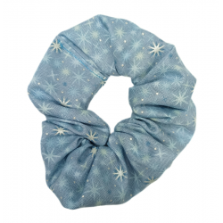 Blue Midwinter Stars Scrunchie
