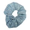 Blue Midwinter Stars Scrunchie