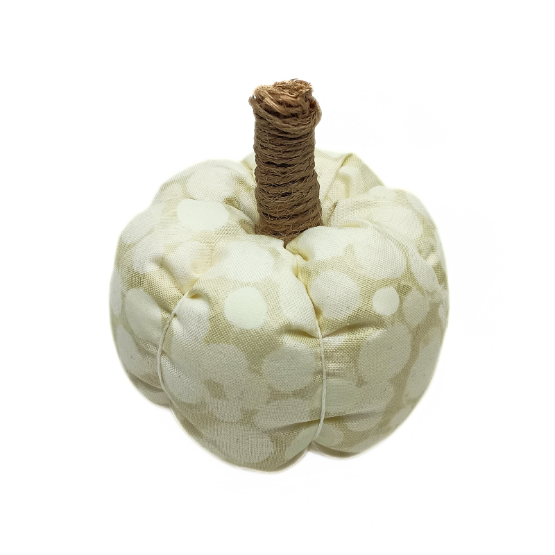 Glow in the Dark Cream Scented Fabric Pumpkin