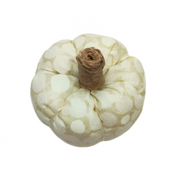 Glow in the Dark Cream Scented Fabric Pumpkin