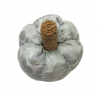 Silver Metallic Scented Fabric Pumpkin