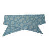 Winter Blue Snowflakes Self Tie Headband
