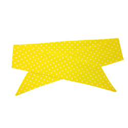 Yellow Polka Dots Self Tie...