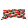 Christmas Skulls Self Tie Headband