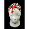Christmas Skulls Self Tie Headband