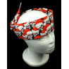 Christmas Skulls Self Tie Headband