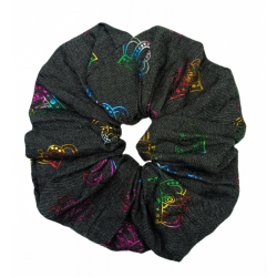 Denim Rainbow Crown Mega...