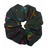 Denim Rainbow Crown Mega Scrunchie