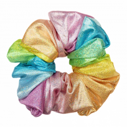 Rainbow Sparkle Mega Scrunchie