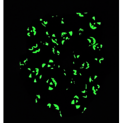 Glow in the Dark Pumpkin Halloween Mega Scrunchie