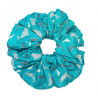 Teal Dolphin Glow in the Dark Mega Scrunchie