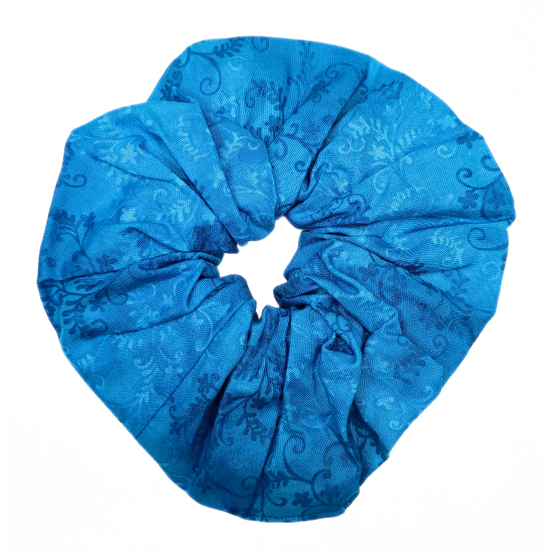 Marine Blue Mystic Vine Mega Scrunchie