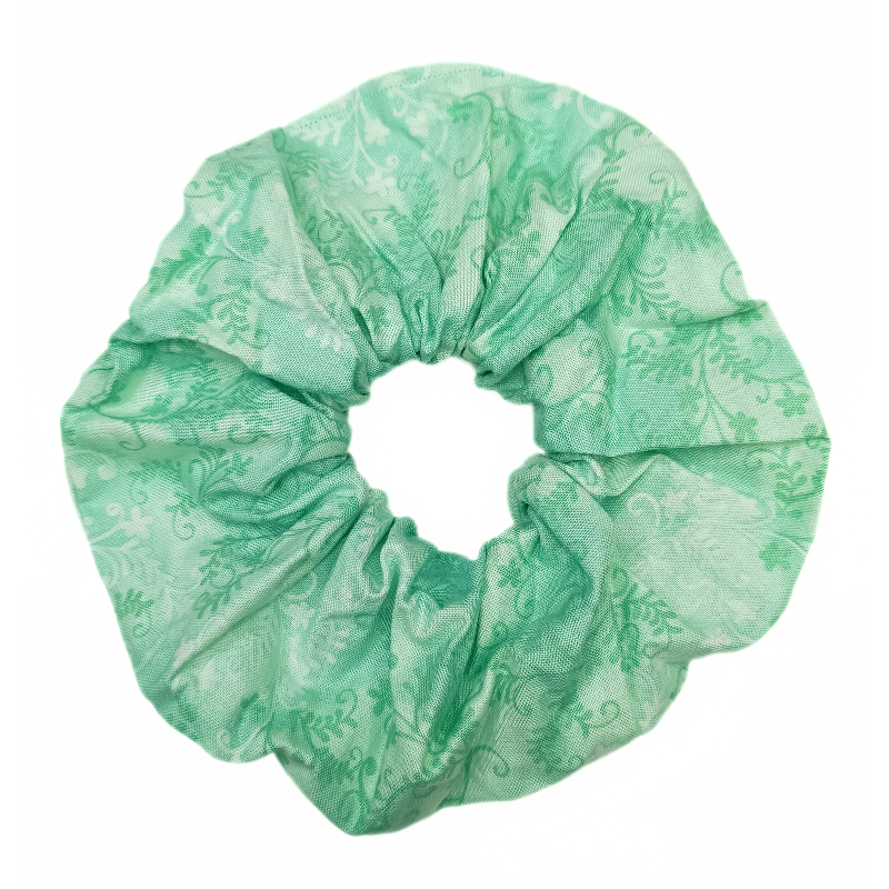 Mint Green Mystic Vine Mega Scrunchie