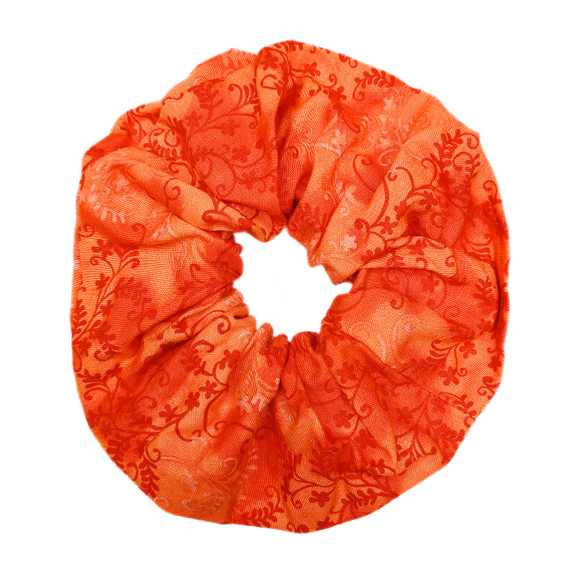 Tangerine Mystic Vine Mega Scrunchie