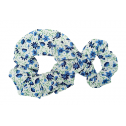 White & Blue Floral...