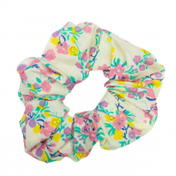 Set of 4 Floral Scrunchies