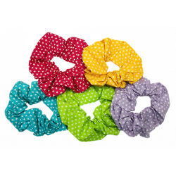 Set of 5 Star Scrunchies