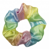 Light Pastel Rainbow Sparkle Scrunchie
