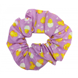 Purple Chicks Scrunchie
