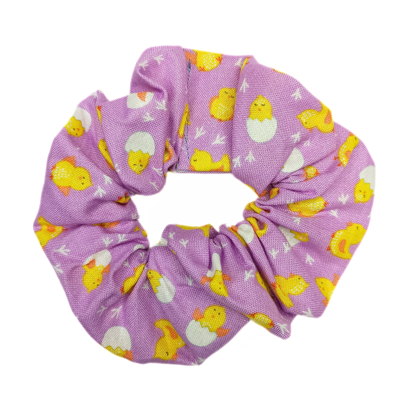 Purple Chicks Scrunchie
