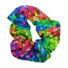 Rainbow Mosaic Scrunchie
