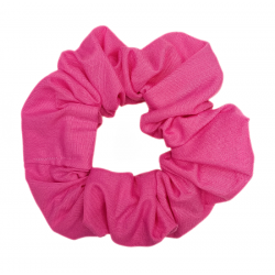 Plain Cerise Scrunchie