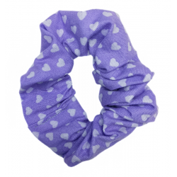 Purple Heart Scrunchie