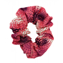 Pink Sunburst Hair Scrunchie
