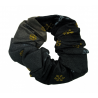 Black Ombre Snowflake Christmas Scrunchie