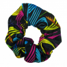 Black and Colour Music Scrunchie