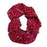 Pink Disco Spot Scrunchie