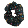 Black Shooting Star Scrunchie
