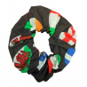 Rugby Nations Flag Scrunchie