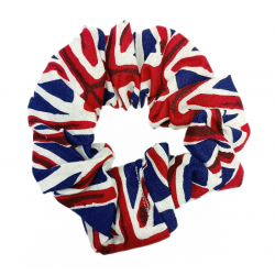 Union Jack Scrunchie