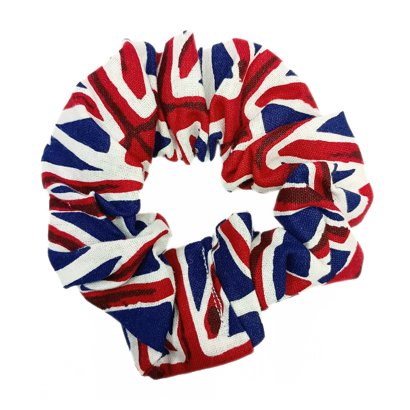 Union Jack Scrunchie