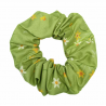 Green Daffodils Scrunchie