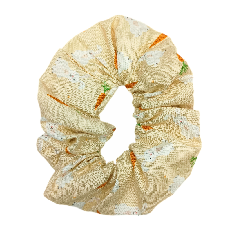Bunnies & Carrots Scrunchie