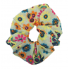 Silver Sugar Skull - Hair Scrunchie