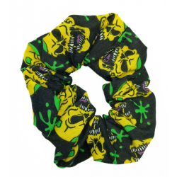 Toxic Waste Yellow Scrunchie