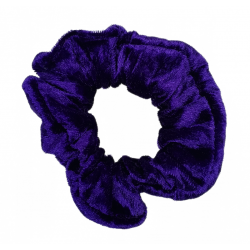 Purple Velvet Scrunchie
