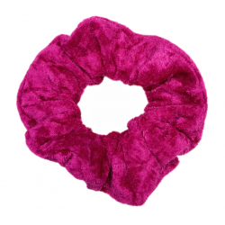 Cerise Velvet Scrunchie